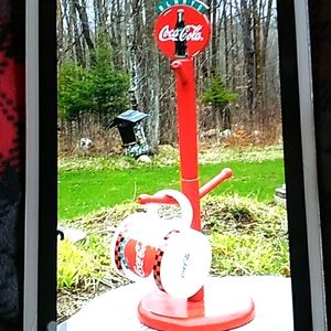 🐻‍❄️ Coca-Cola TREE MUG  RED Always 1997 Rare COLLECTIBLE